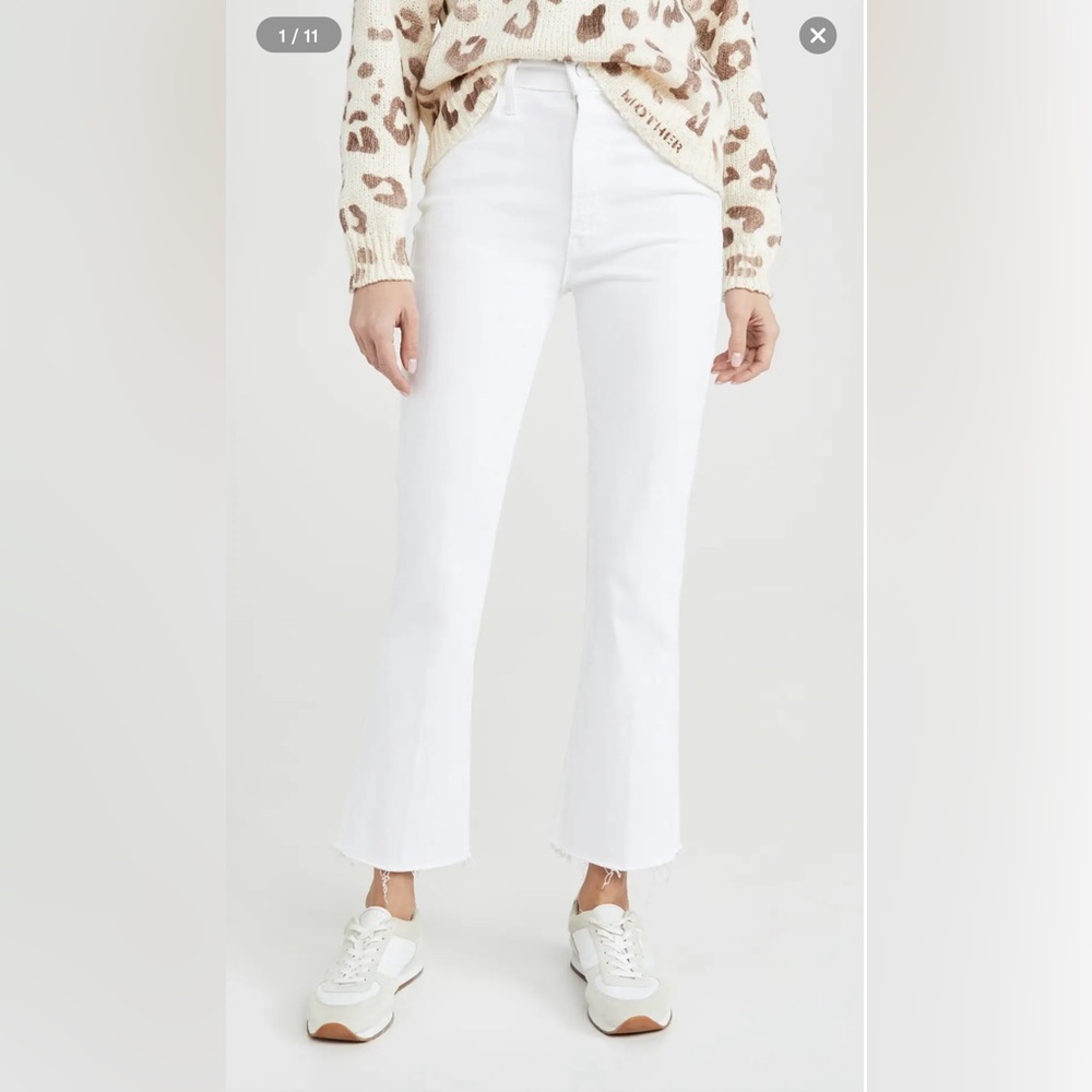 MOTHER Jeans the hustler ankle fray 26